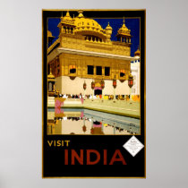 Visit India Vintage 1929 Travel posters