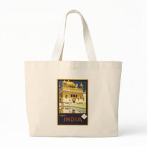 Visit India Vintage Travel Art Bag