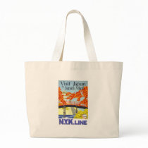 Visit Japan Vintage Travel Art Bag
