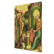 Visit of the Angel, from the right wing canvas prints