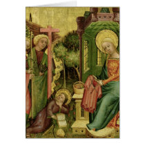 Visit of the Angel, from the right wing cards