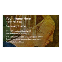 Visit Of The Queen Of Sheba With Solomon. Business Card Template