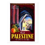 Visit Palestine Holy Land Vintage Travel Art Post Cards