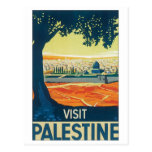 Visit Palestine Vintage Travel Poster Postcards