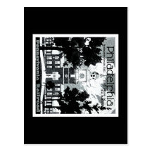 Visit Phila. on The Pennsylvania Railroad Postcards