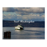 Visit Washington post card