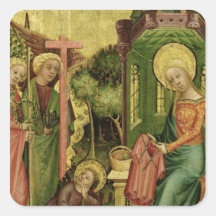 Visite de l'ange, de la droite sticker carré