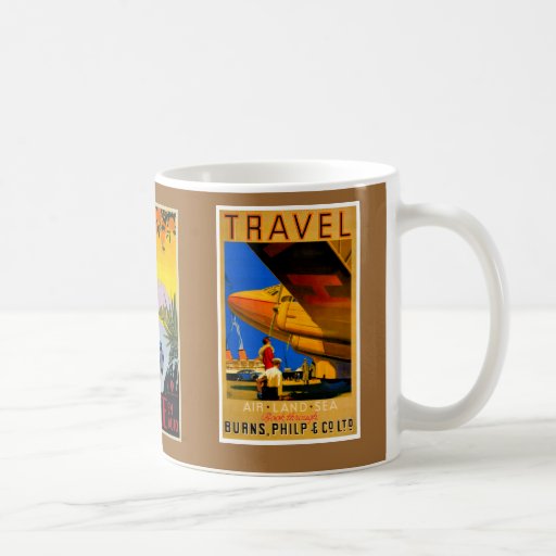 Visitez La Grece En Auto Retro Holiday Poster Mug