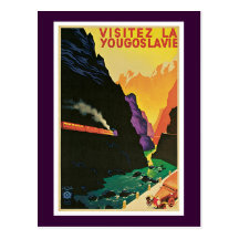 Visitez La Yougoslavie Post Card