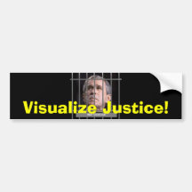 Visualize Justice Bumpersticker Bumper Sticker