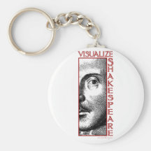 Visualize Shakespeare Keychains