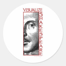 Visualize Shakespeare Sticker