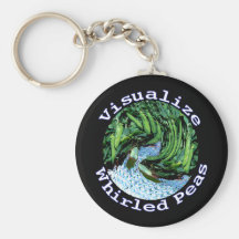 Visualize Whirled Peas Keychain
