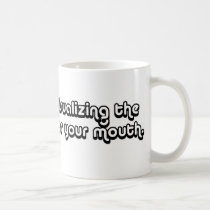 Visualizing Duct Tape Over Your Mouth mugs