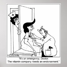 Vitamin Emergency Endorsement Needed Posters