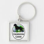 Vitesse de canines de conservation porte-clé