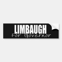 Vitesse d'élection de RUSH LIMBAUGH Autocollant Pour Voiture