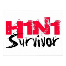 Vitesse du survivant H1N1 Cartes Postales