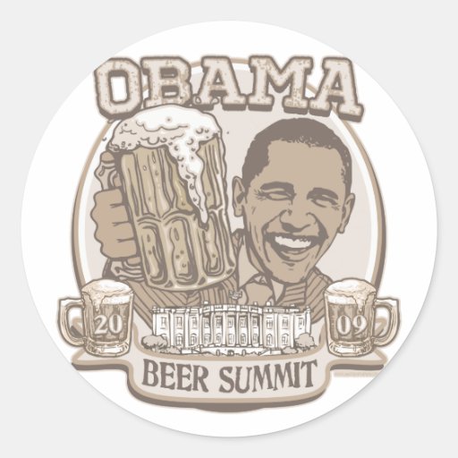 Vitesse indépendante de sommet de bière d'Obama Autocollants