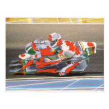 Vitessse MOTO Cartes Postales