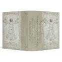 Vitruvian Man by Leonardo da Vinci binders