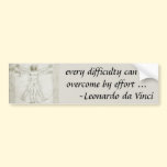 Vitruvian Man by Leonardo da Vinci, Renaissance bumper stickers