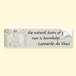 Vitruvian Man by Leonardo da Vinci, Renaissance bumper stickers