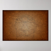 Vitruvian Man Print