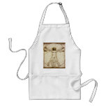 vitruvian man vector image digital design burlap aprons