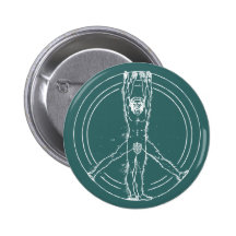 Vitruvians pour la paix badges