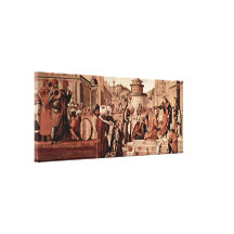 Vittore Carpaccio - Baptism of believers Gallery Wrap Canvas