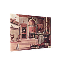 Vittore Carpaccio - Vision of St Augustine Stretched Canvas Prints