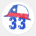 Viva Chile! Round Sticker