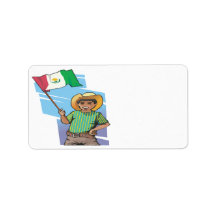 Viva La Mexico Address Labels