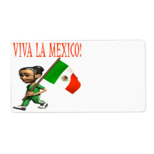 Viva La Mexico Labels