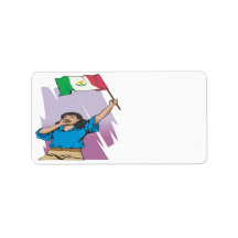 Viva La Mexico Personalized Address Labels