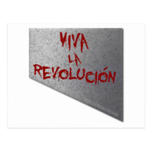Viva la Revolucion Guillotine Post Card