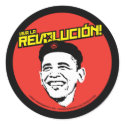 Viva La Revolucion! Round Sticker