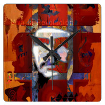 Viva La Revolución Wall Clock