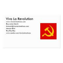 Viva La Revolution Buisness Cards Business Card