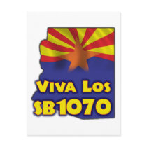 Viva Los SB1070 - Arizona Immigration Reform Postcard