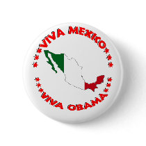 Viva OBAMA Pinback Button