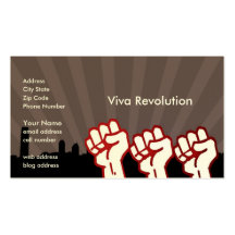 Viva Revolution Business Card Template