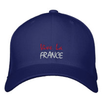 Vive La FRANCE football hats & peak caps