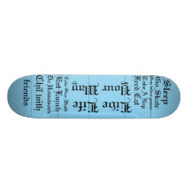 VIVENT VOTRE VIE PLATEAUX DE SKATEBOARDS CUSTOMISÉS