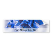 Vivid Blue Columbine Bumper Sticker