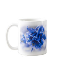 Vivid Blue Columbine Coffee Mugs