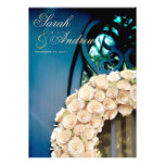 Vivid Church Doors Wedding Invitation