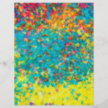 Vivid colours abstract full colour flyer