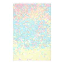 Vivid colours abstract stationery design